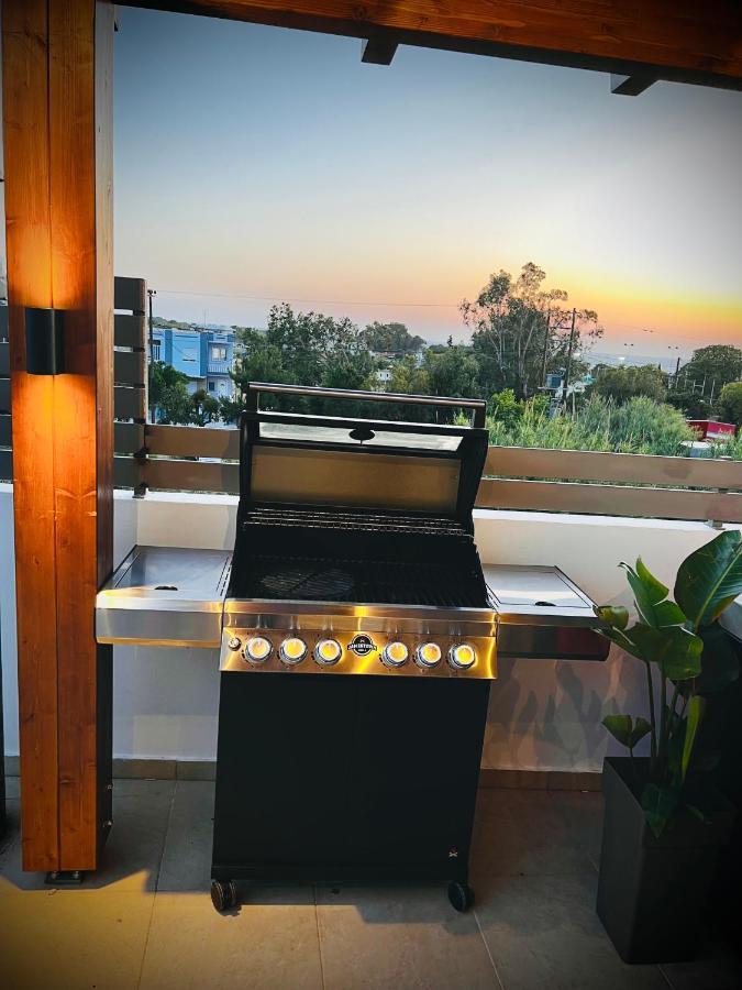 Odyssea Top View & Hot Jacuzzi Front Beach Kremastí 外观 照片