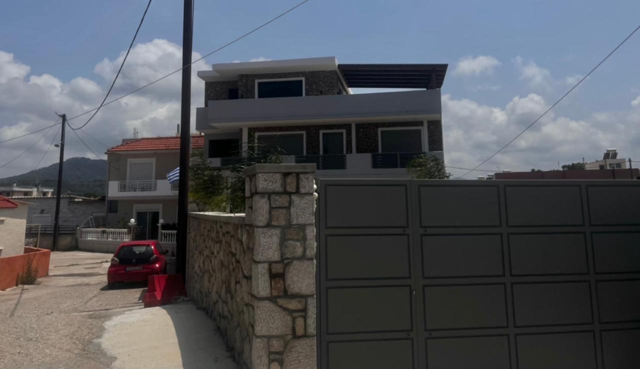 Odyssea Top View & Hot Jacuzzi Front Beach Kremastí 外观 照片