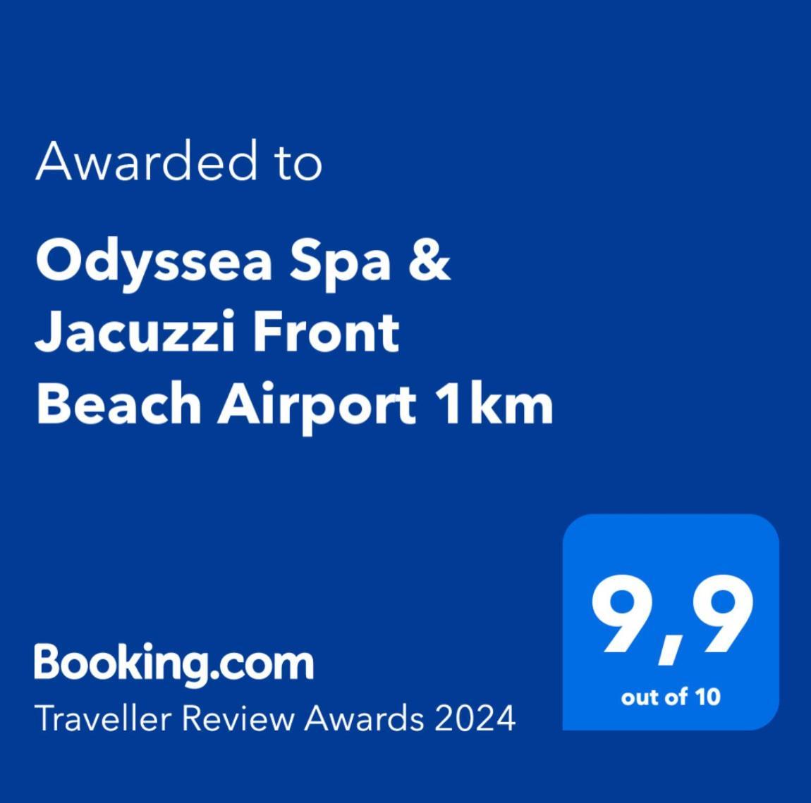 Odyssea Top View & Hot Jacuzzi Front Beach Kremastí 外观 照片