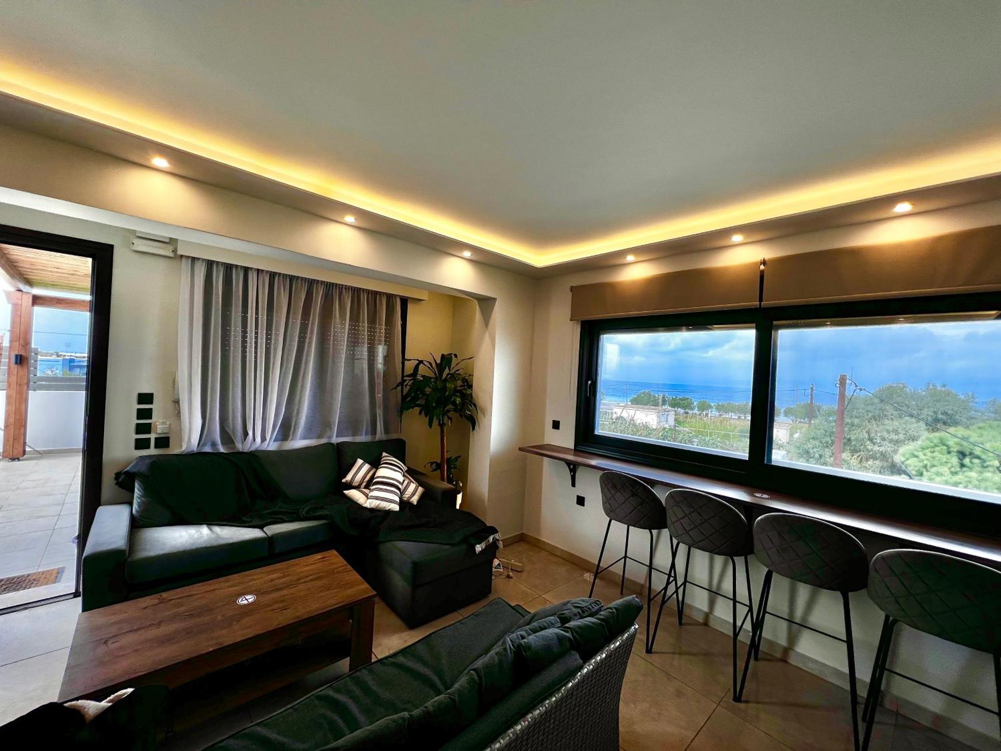 Odyssea Top View & Hot Jacuzzi Front Beach Kremastí 外观 照片